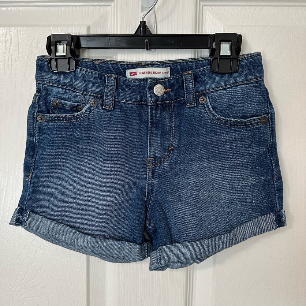 Levi's Dark Blue Jean Shorts for Women